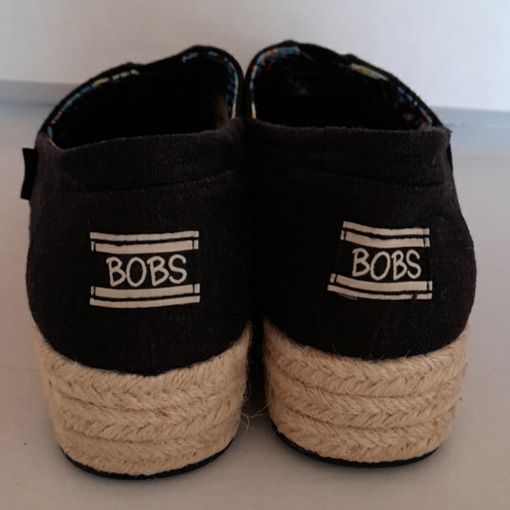 Bobs By Skechers Memory Foam Slip On Spadrille Pla - image 4